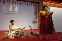 Sharadiya Navaratri Utsava 2025 - Day 9 at Karla (30 Sep 2025) Smt Sanjana Hervatte Bantwal and Shri Soham Honnavar